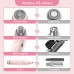 Facial Hair Remover & Eyebrow Trimmer - 2 in 1 Eyebrow & Face Shaver for Women - Rechargeable Face Razors for Women with Built-in LED Lights - Painless Hair Removal for Flawless Skin & Makeup