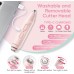 Facial Hair Remover & Eyebrow Trimmer - 2 in 1 Eyebrow & Face Shaver for Women - Rechargeable Face Razors for Women with Built-in LED Lights - Painless Hair Removal for Flawless Skin & Makeup